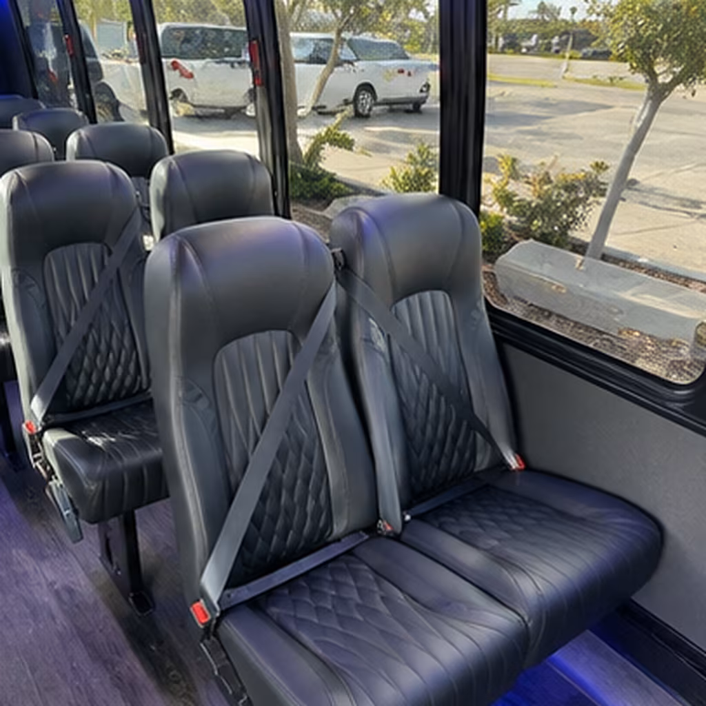 25 passenger minibus interior