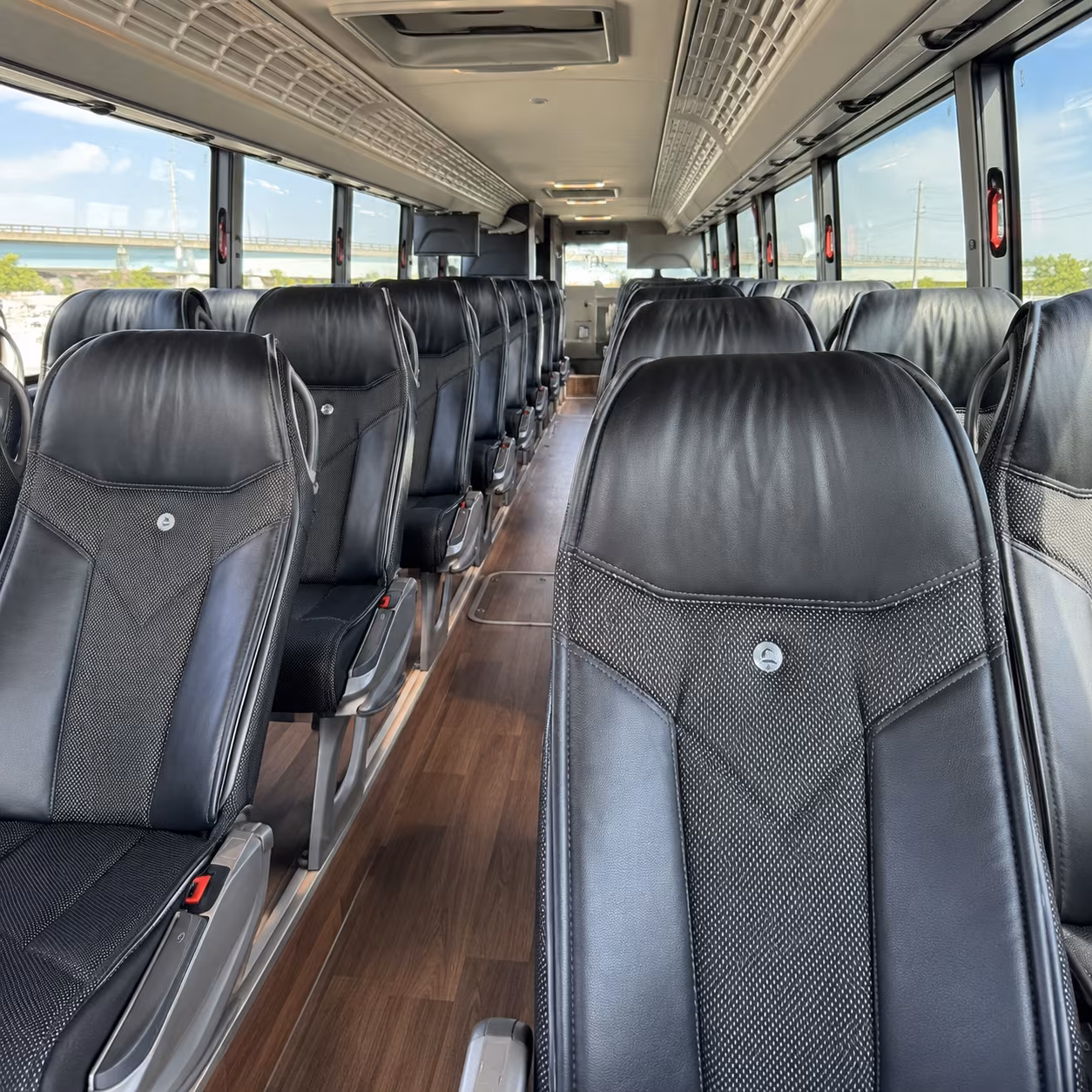 temecula charter bus rental interior