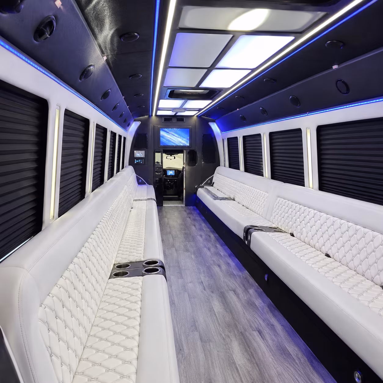 temecula party bus rental interior